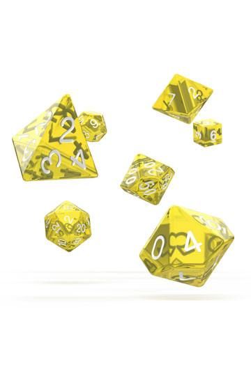 Oakie Doakie Dice Würfel RPG-Set Translucent Gelb (7)