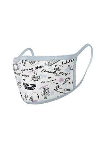 Friends Stoffmasken 2er-Pack Phrases