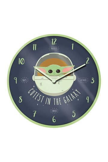Star Wars The Mandalorian Wanduhr Cutest In The Galaxy