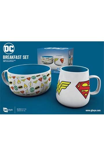 DC Comics Frühstücks-Set Logos
