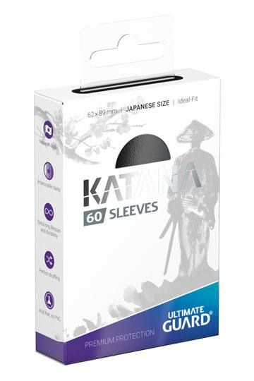 Ultimate Guard Katana Hüllen japanische Größe Schwarz (60 Stück)