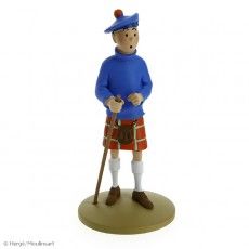 Tim und Struppi Resin Tim als Schotte 12cm