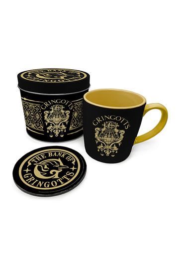 Harry Potter Tasse mit Untersetzer Gringotts