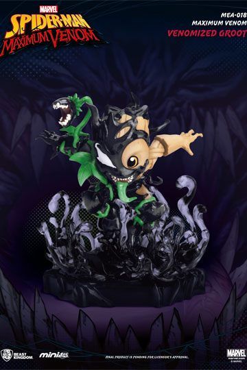 Marvel Maximum Venom Collection Mini Egg Attack Figur Venomized Groot 9 cm