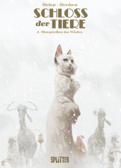 Schloss der Tiere 02 Margeriten im Winter