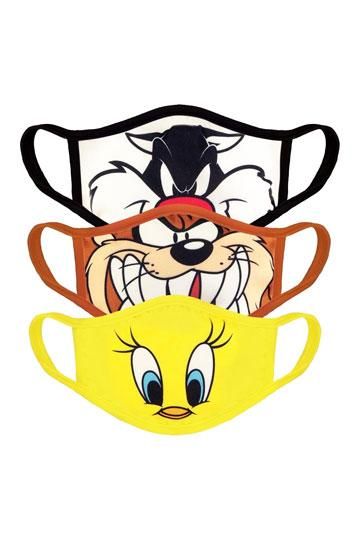 Looney Tunes Stoffmasken 3er-Pack Core