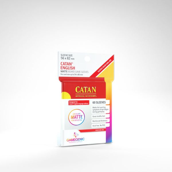 Gamegenic Catan-Hüllen Matt Transparent (50 Stück)