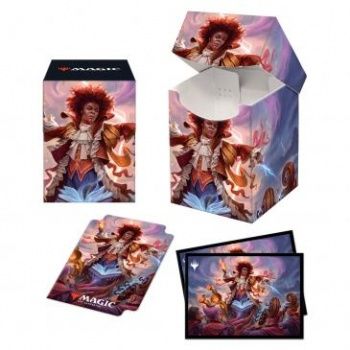 Ultra Pro Set mit Hüllen (100 Stück) und Deckbox Magic: The Gathering Commander 2021 V2