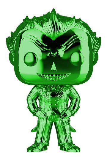 Funko POP! DC Heroes Vinyl Figur The Joker (Green Chrome) 9 cm