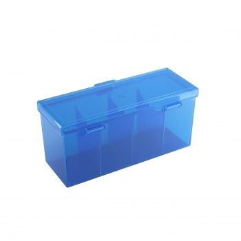 Gamegenic Fourtress Aufbewahrungsbox mit 4 Fächern für 320+ Karten Blau