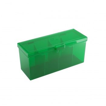 Gamegenic Fourtress Aufbewahrungsbox mit 4 Fächern für 320+ Karten Grün