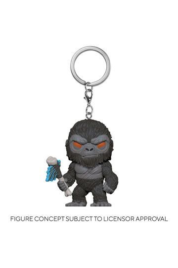 Godzilla Vs Kong Pocket POP! Vinyl Schlüsselanhänger 4 cm King Kong with Axe