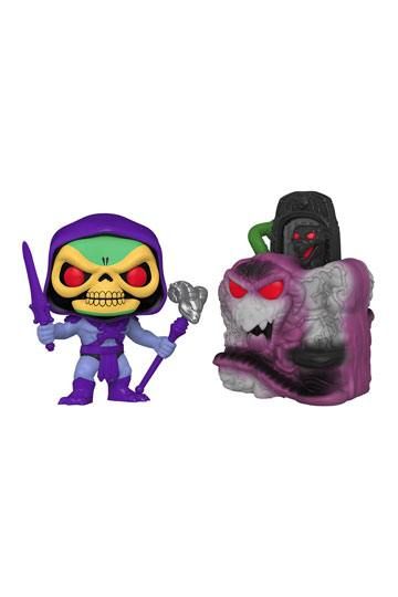 Masters of the Universe Funko POP! Town Vinyl Figur Snake Mountain w/Skeletor 9 cm