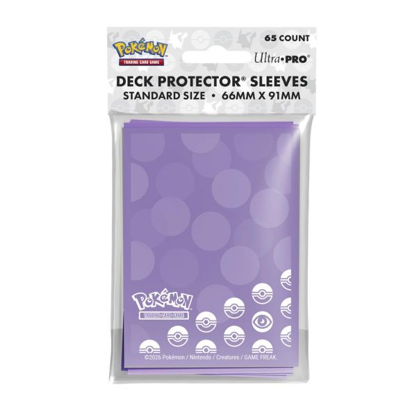 Ultra Pro Deck Protector Hüllen Standardgröße Pokémon Psychic Type (65 Stück)