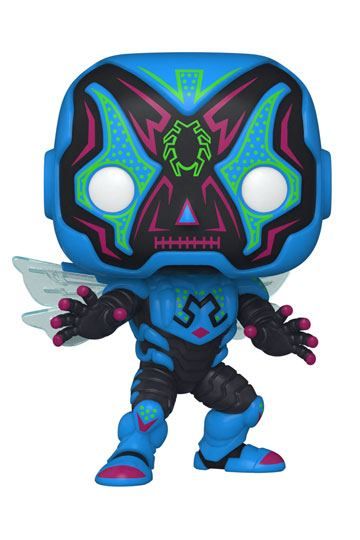 Dia de los DC Funko POP! Heroes Vinyl Figur Blue Beetle 9 cm