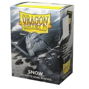 Dragon Shield Dual Matte Hüllen Standardgröße Snow 'Nirin' (100 Stück)