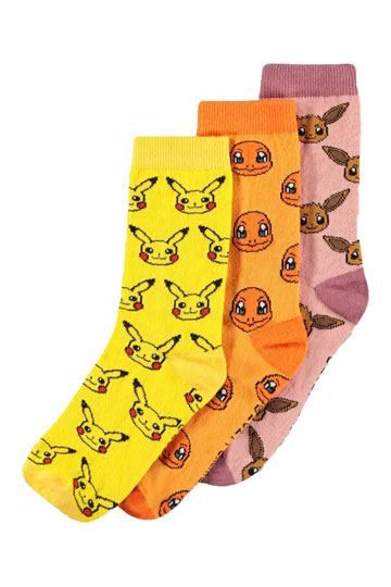 Pokémon Socken 3er-Pack Three Icons 39-42
