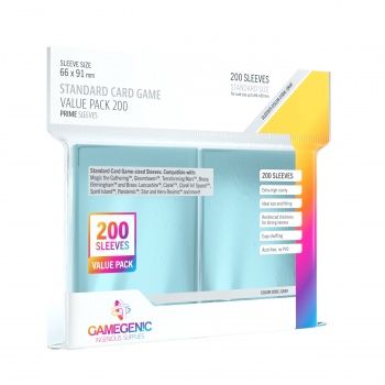 Gamegenic Hüllen Value Pack Standardgröße Transparent (200 Stück)
