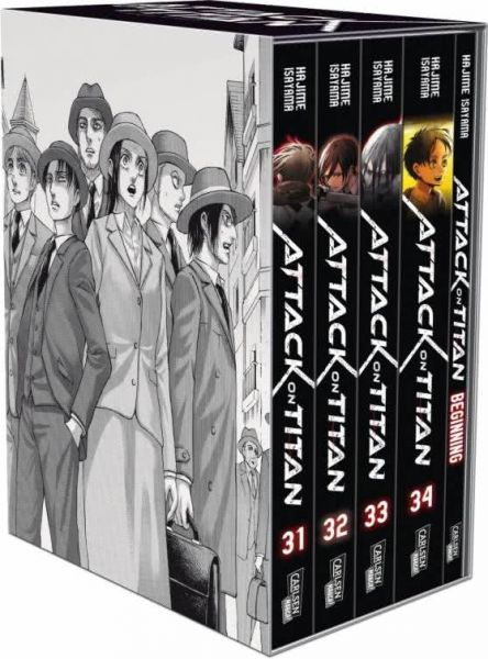 Attack on Titan 31-34 im Sammelschuber