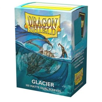 Dragon Shield Dual Matte Hüllen Standardgröße Glacier Miniom (100 Stück)