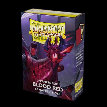 Dragon Shield Hüllen japanische Größe Matt Blood Red (60 Stück)