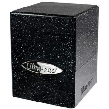 Ultra Pro Deckbox Satin Cube 100+ Glitter Schwarz