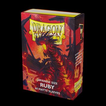 Dragon Shield Hüllen japanische Größe Matt Ruby 'Geledar' (60 Stück)