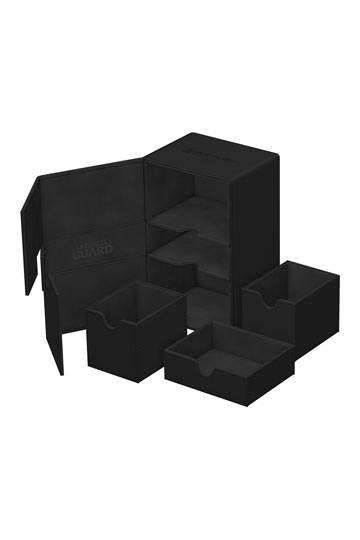 Ultimate Guard Twin Flip`n`Tray 160+ XenoSkin Monocolor Schwarz