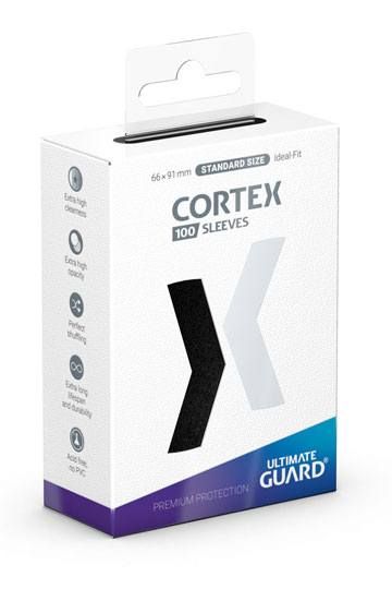 Ultimate Guard Cortex Hüllen Standardgröße Schwarz (100 Stück)
