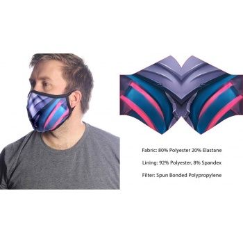 Wild Bangarang Maske Blue Dragon Größe M