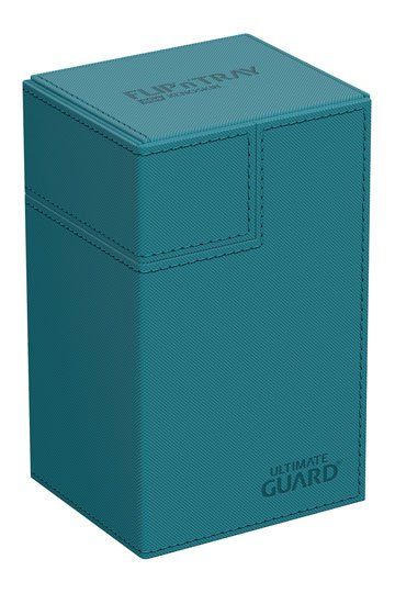 Ultimate Guard Flip`n`Tray Kartenbox für 80+ Karten XenoSkin Monocolor Petrolblau