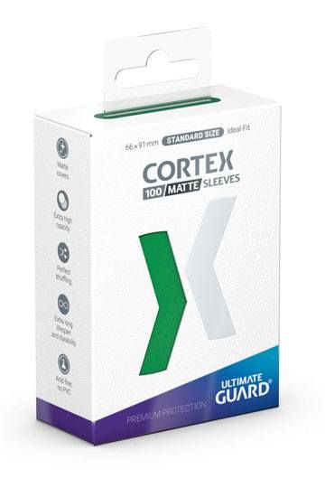 Ultimate Guard Cortex Hüllen Standardgröße Matt Grün (100 Stück)