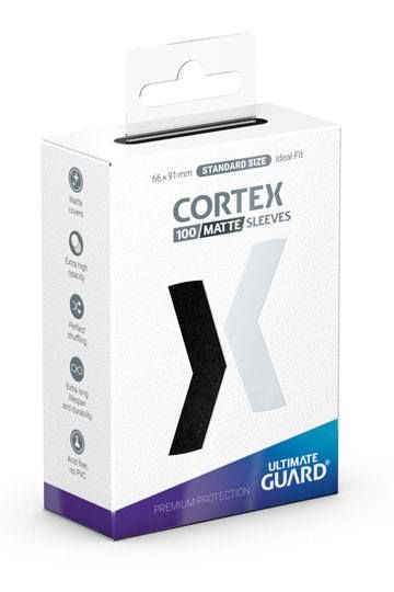 Ultimate Guard Cortex Hüllen Standardgröße Matt Schwarz (100 Stück)