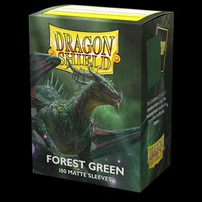 Dragon Shield Hüllen Standardgröße Matte Forest Green (100 Stück)