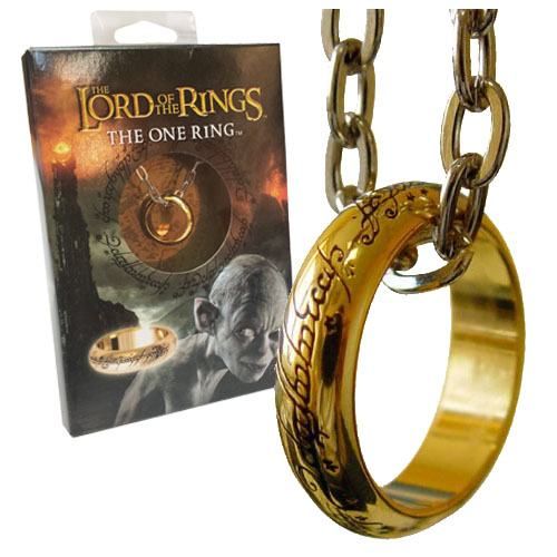 Herr der Ringe Replik: Der Eine Ring (vergoldet)
