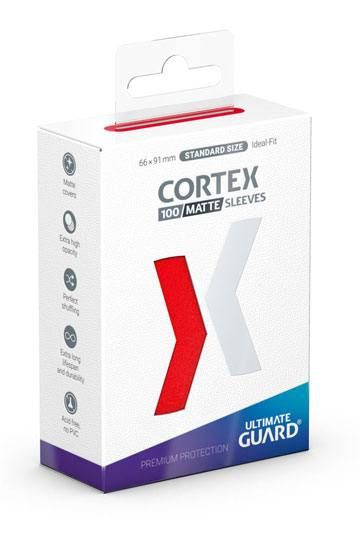Ultimate Guard Cortex Hüllen Standardgröße Matt Rot (100)