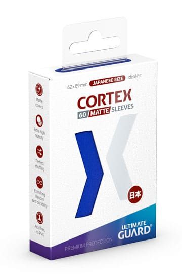 Ultimate Guard Cortex Hüllen japanische Größe Matt Blau (60 Stück)