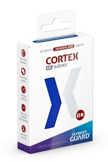 Ultimate Guard Cortex Hüllen japanische Größe Blau (60 Stück)
