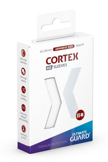 Ultimate Guard Cortex Hüllen japanische Größe Weiß (60 Stück)