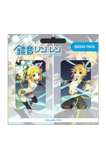 Hatsune Miku Ansteck-Buttons Doppelpack Set C