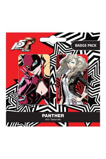Persona 5 Royal Ansteck-Buttons Doppelpack Set B Panther