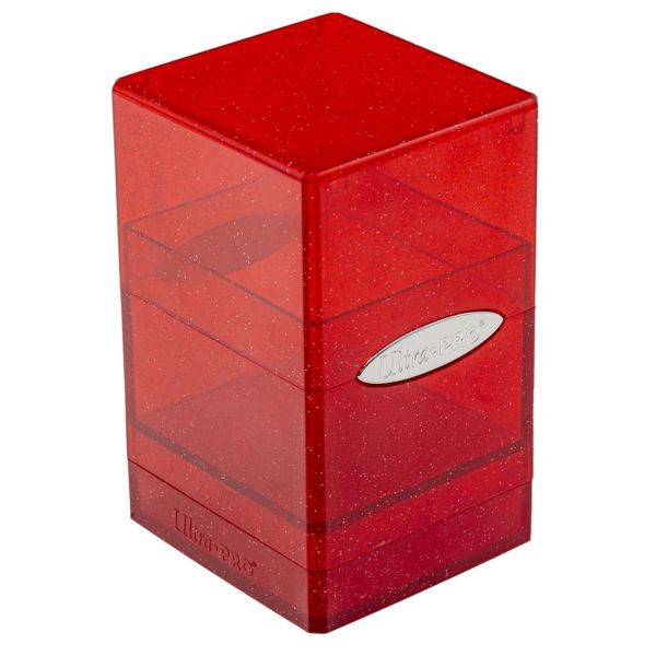 Ultra Pro Deckbox Satin Tower für 100+ Karten Glitter Rot