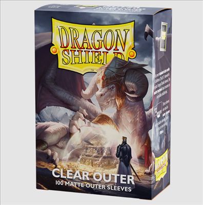 Dragon Shield Hüllen Standardgröße Matt Clear Outer Sleeves (100 Stück)