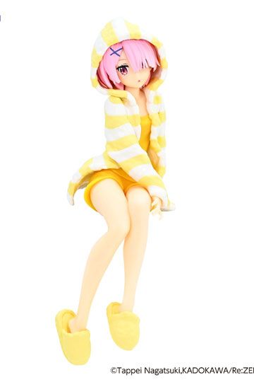 Re:Zero Noodle Stopper PVC Statue Ram Room Wear Yellow Color Ver. 14 cm
