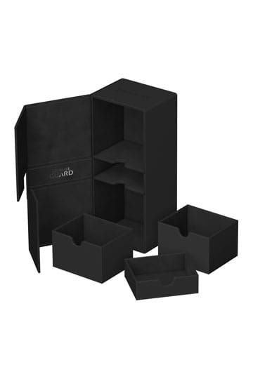 Ultimate Guard Twin Flip`n`Tray Deckbox für 266+ Xenoskin Schwarz