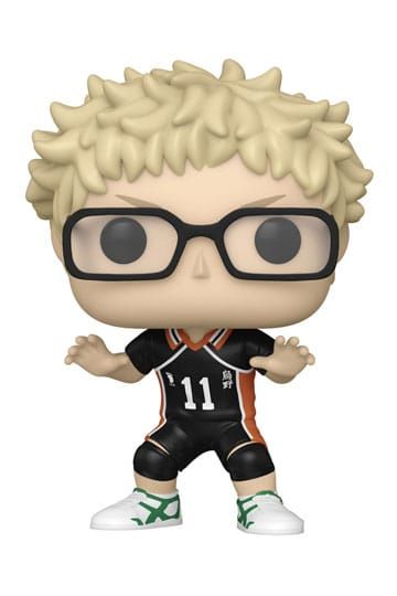 Haikyu!! Funko POP! Animation Vinyl Figur Tsukishima 9 cm