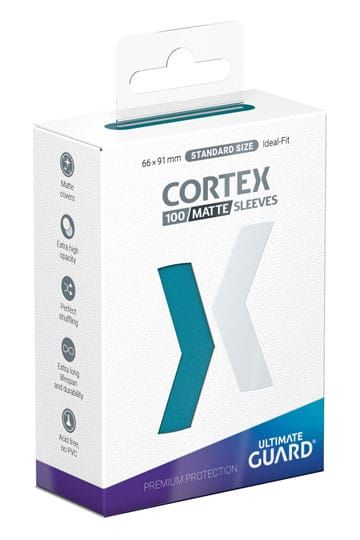 Ultimate Guard Cortex Hüllen Standardgröße Matt Petrolblau (100 Stück)