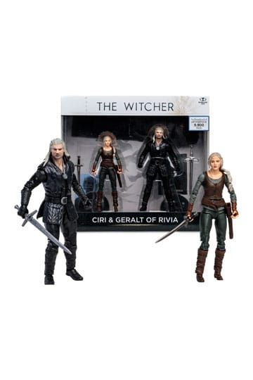 The Witcher Actionfigur Geralt und Ciri (Netflix Season 3) 18 cm