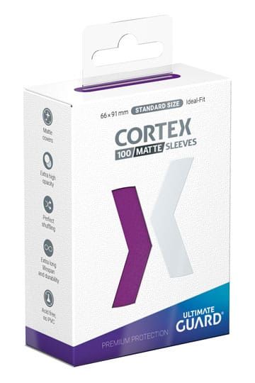 Ultimate Guard Cortex Hüllen Standardgröße Matt Violett (100)
