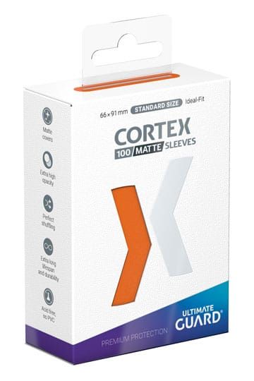 Ultimate Guard Cortex Hüllen Standardgröße Matt Orange (100)